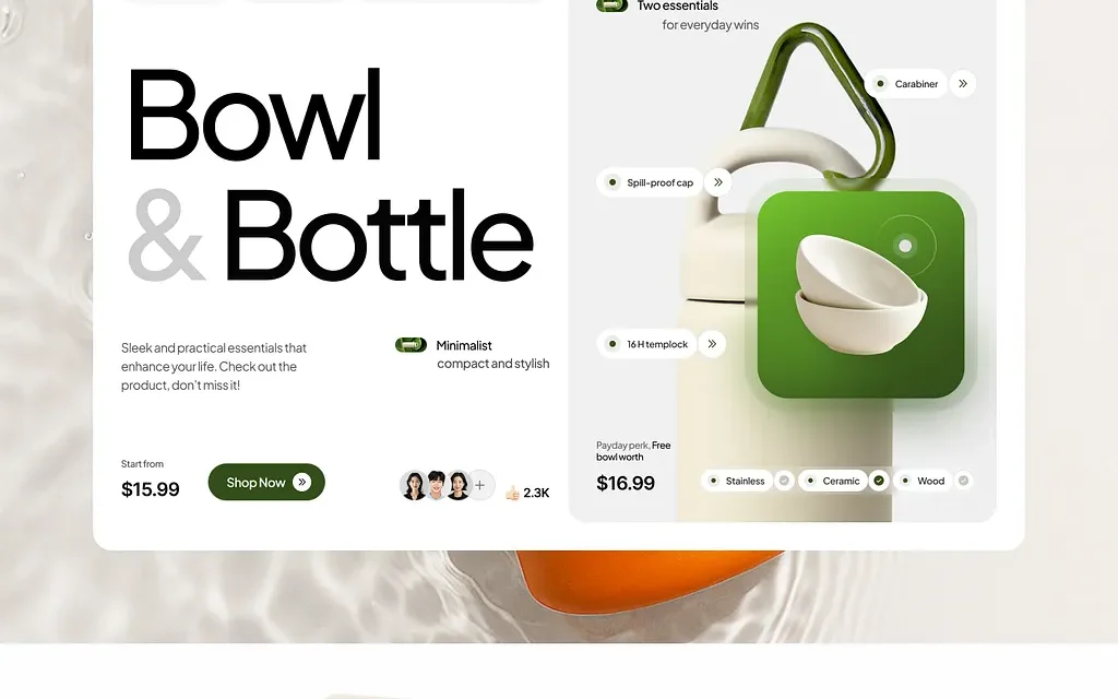 Bowl & Bottle